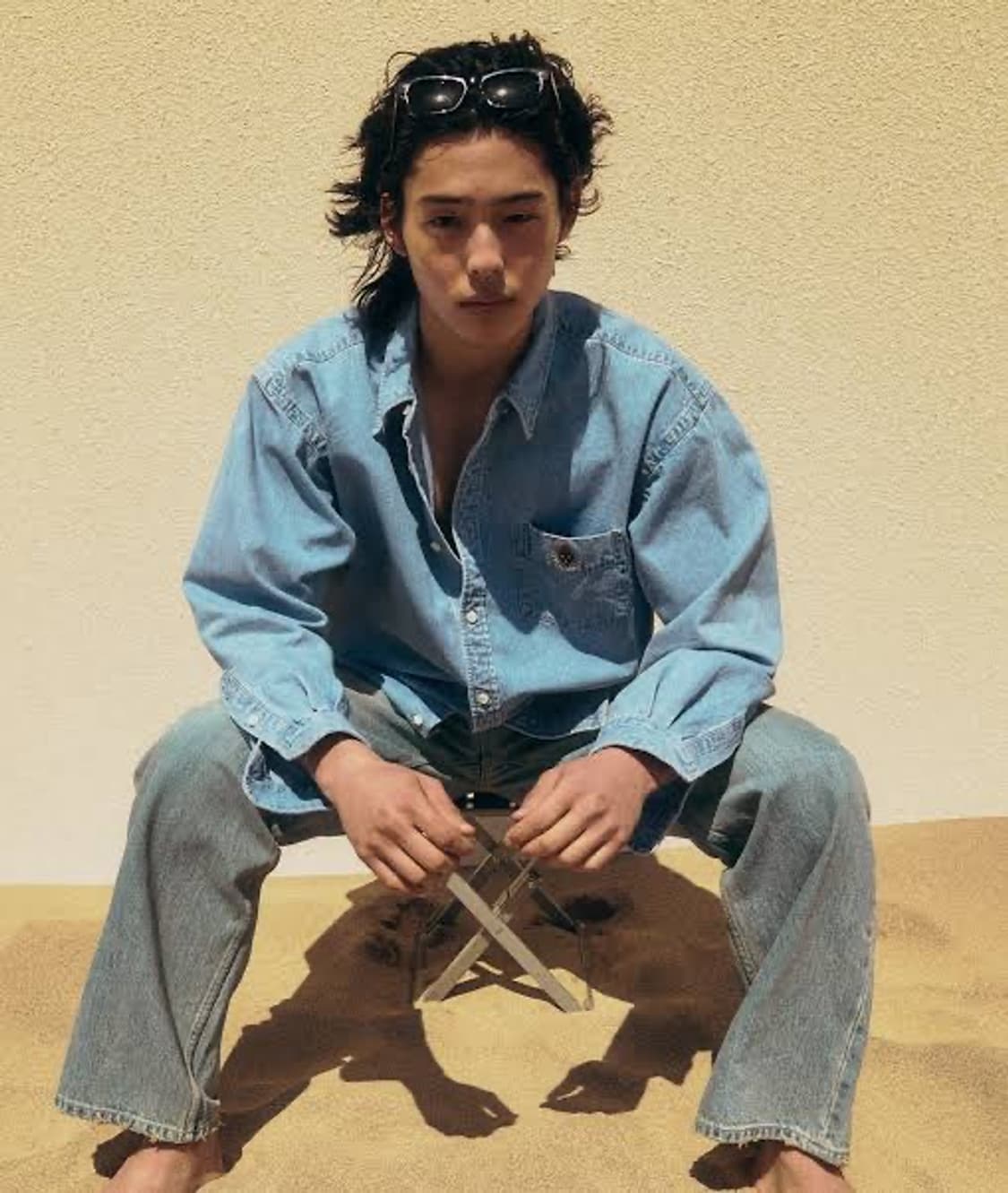 헤리티지 플로스 데님셔츠 상품이미지1