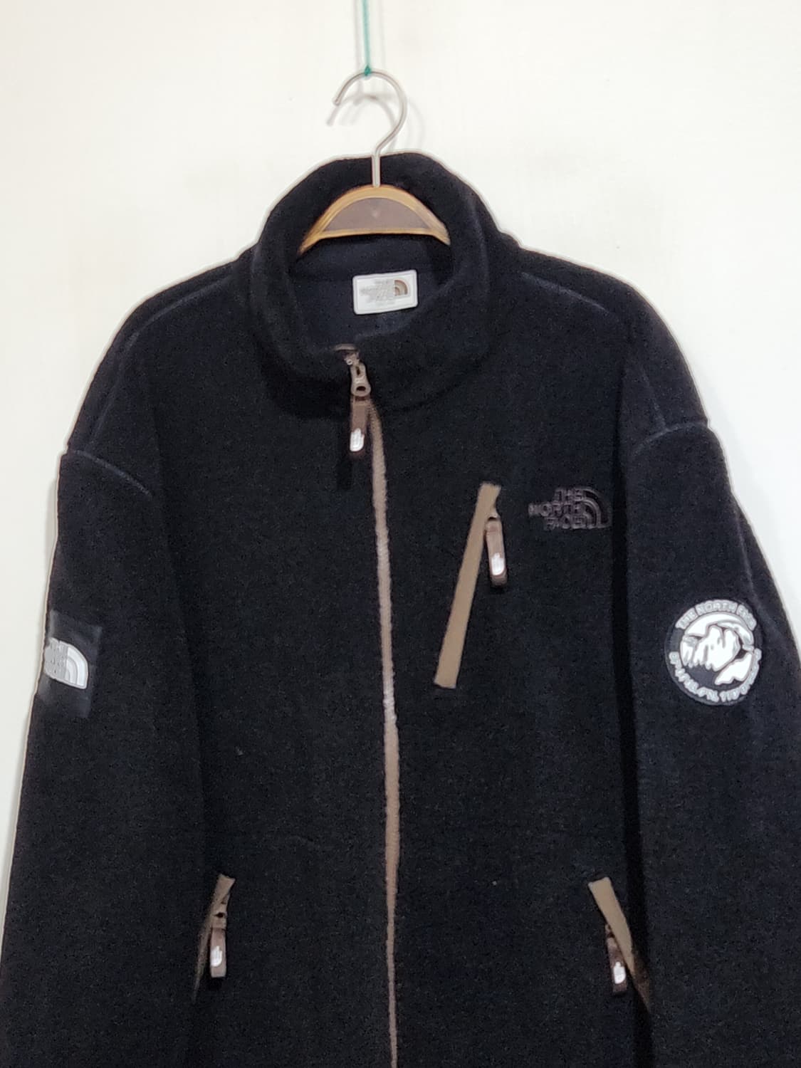 노스페이스 플리스 점퍼 블랙 뽀글이 빅사이즈 후리스 자켓  상품이미지2