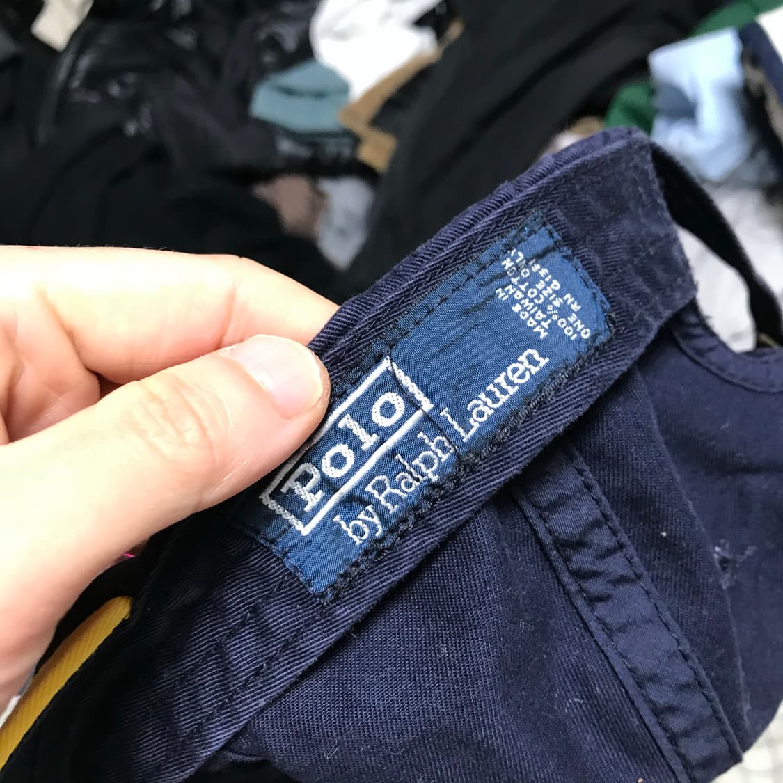 폴로 2색 볼캡 모자 상품이미지3