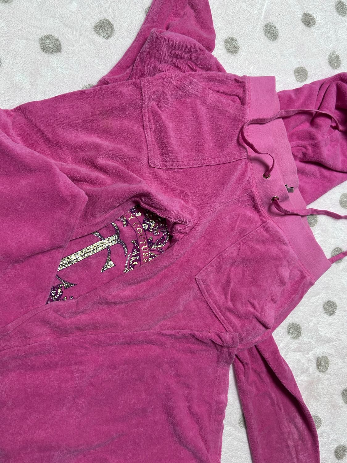 쥬시꾸뛰르 핑크 트레이닝 세트 상품이미지3