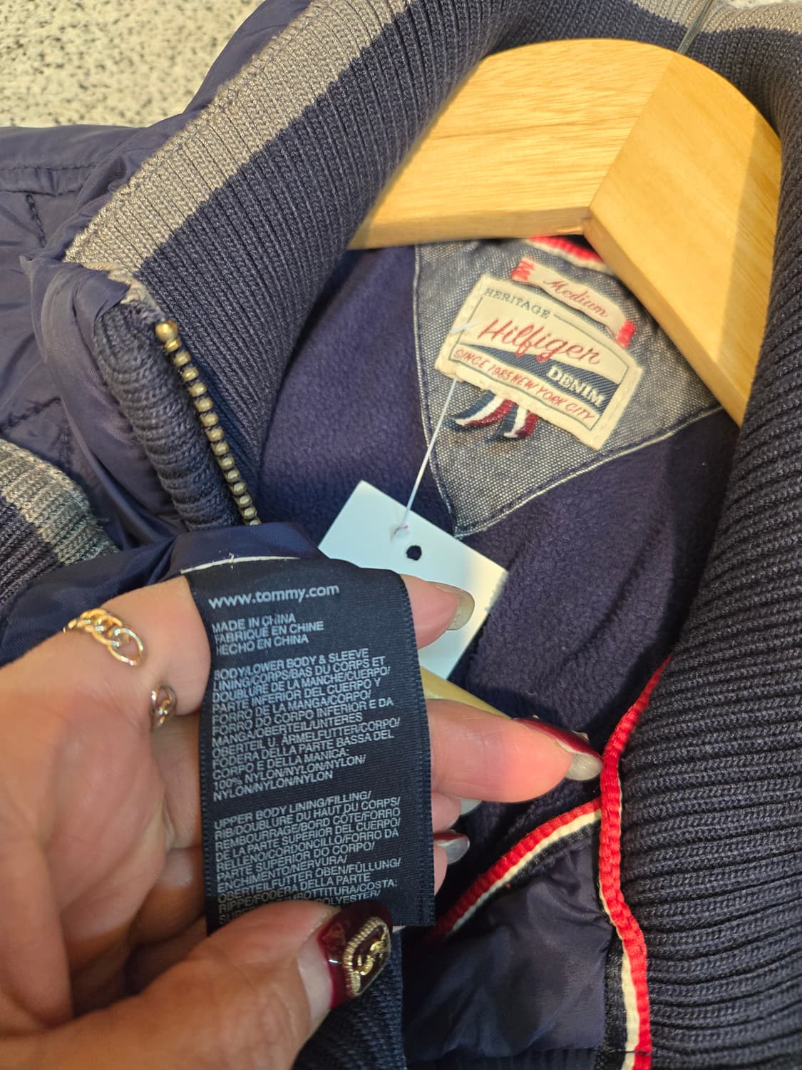 타미힐피거 남성 퀼팅 누빔점퍼 패딩점퍼  상품이미지6