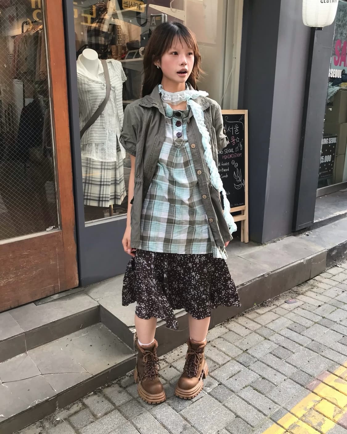 𖤐잔꽃 민트 코디 set𖤐 상품이미지2