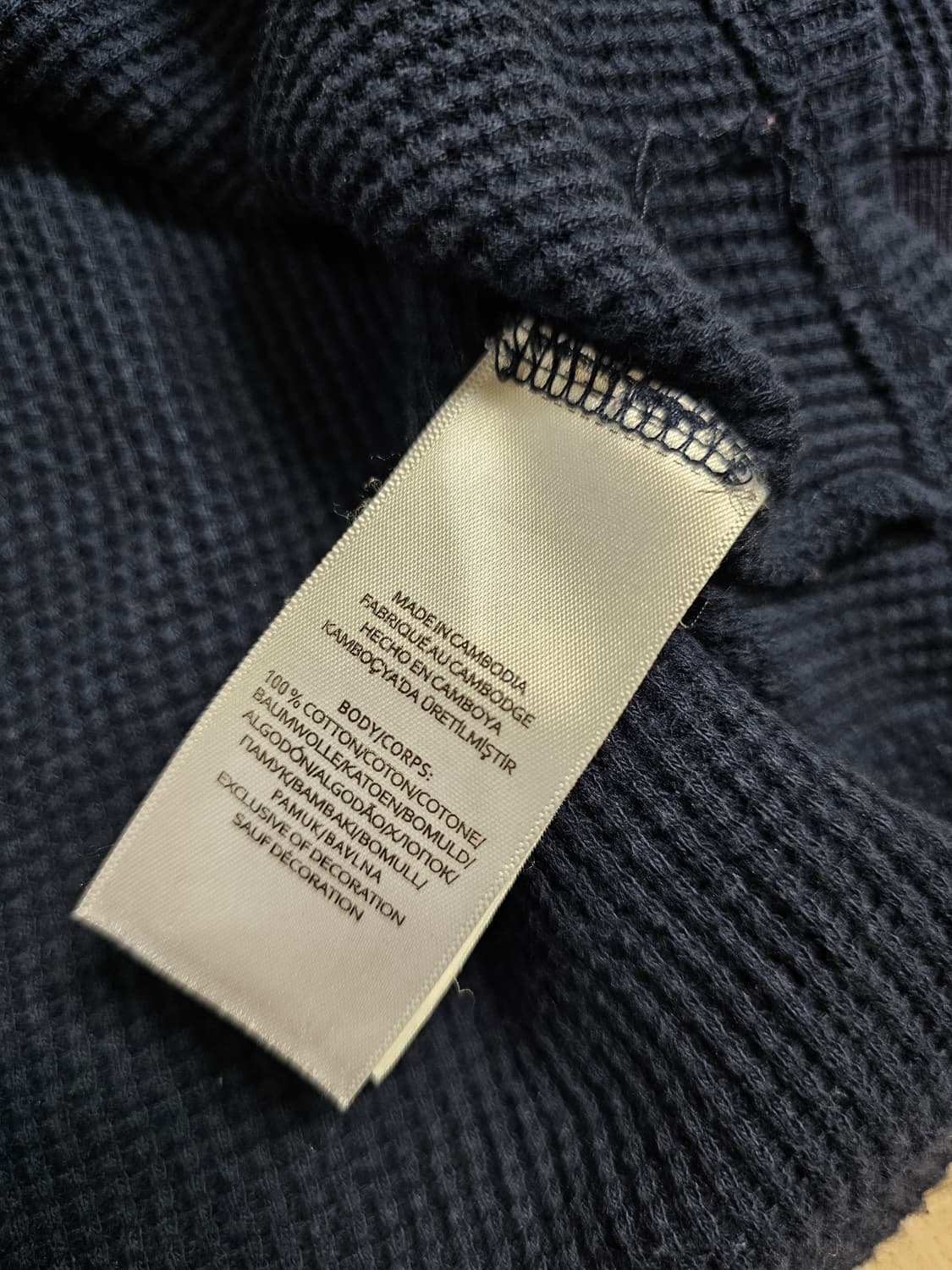 [XL] 폴로 랄프로렌 와플 긴팔 라운드 티셔츠 상품이미지5