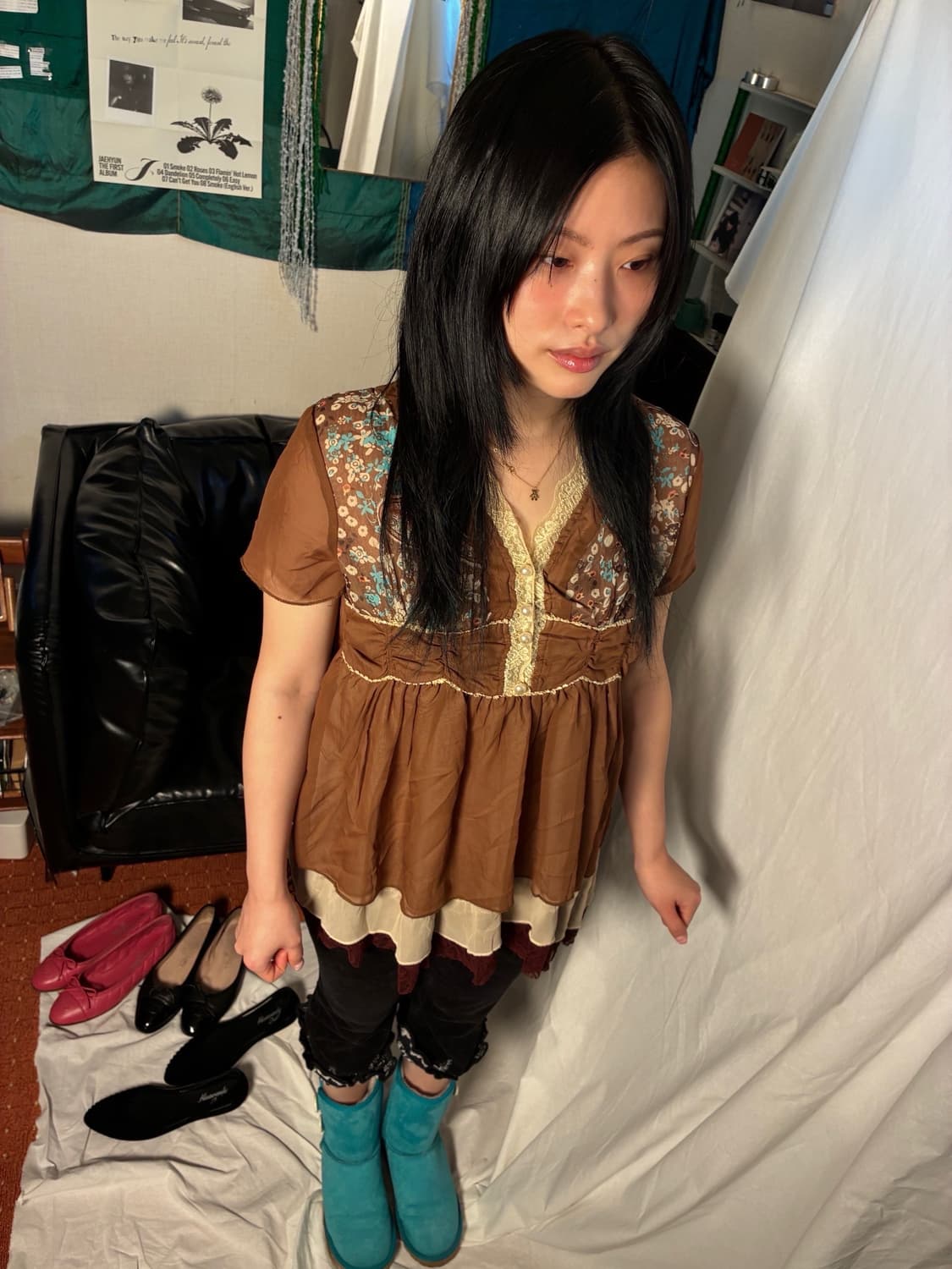 Japanese Vintage mori blouse 상품이미지5