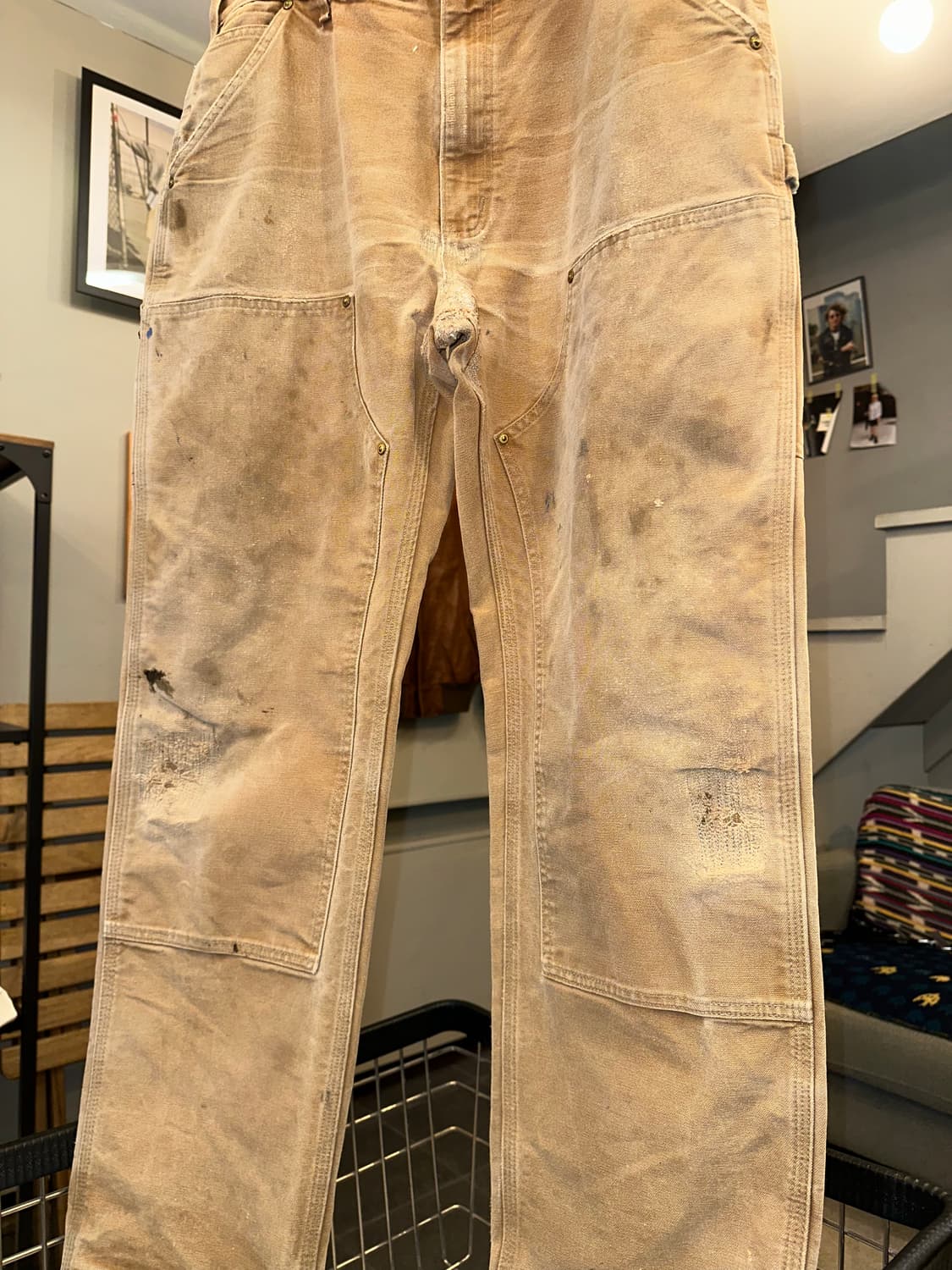 90’s Carhartt canvas double knee pants  상품이미지6