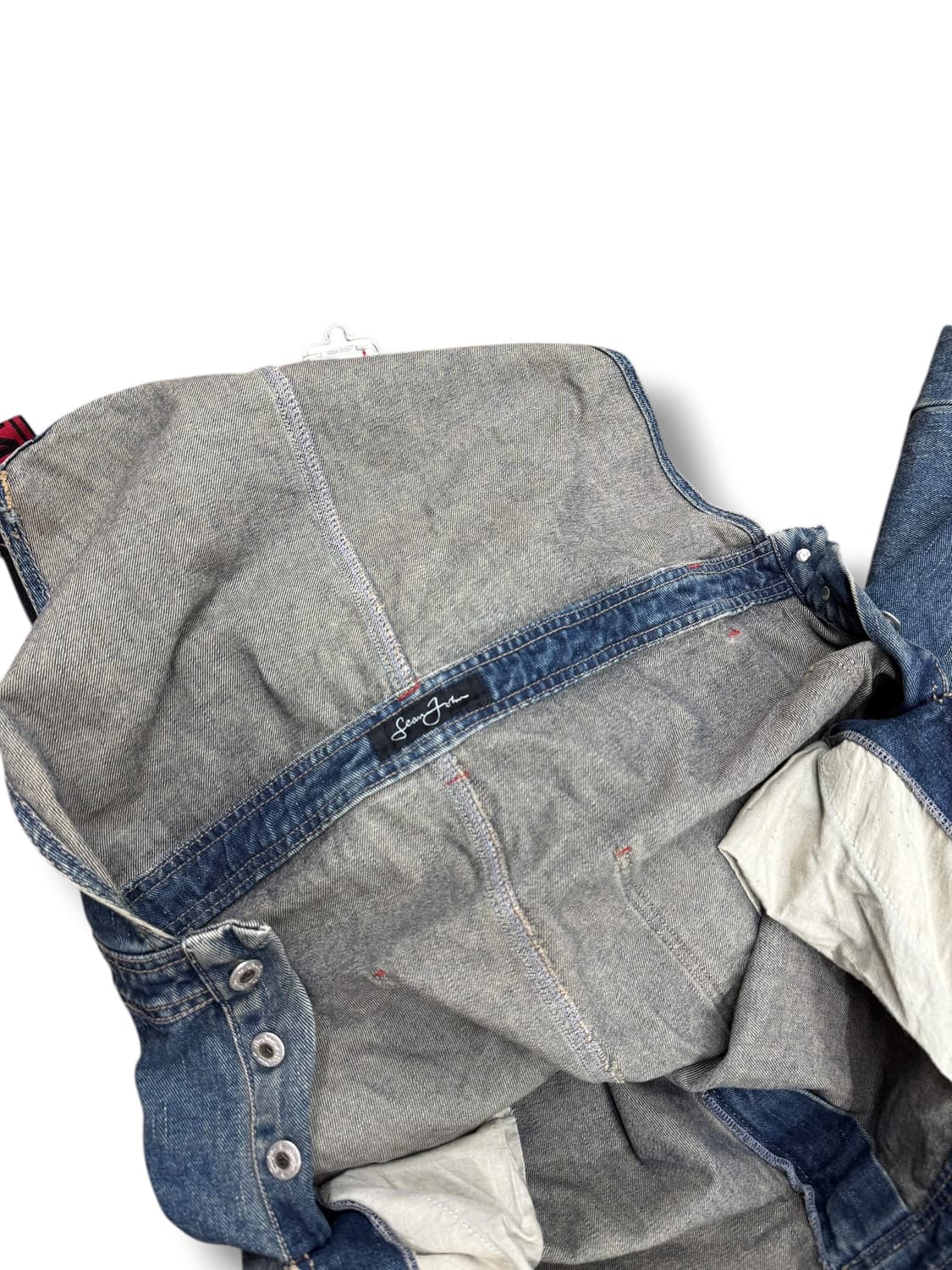 90s 션존 by 퍼프대디 데님 오버롤 멜빵바지   상품이미지6