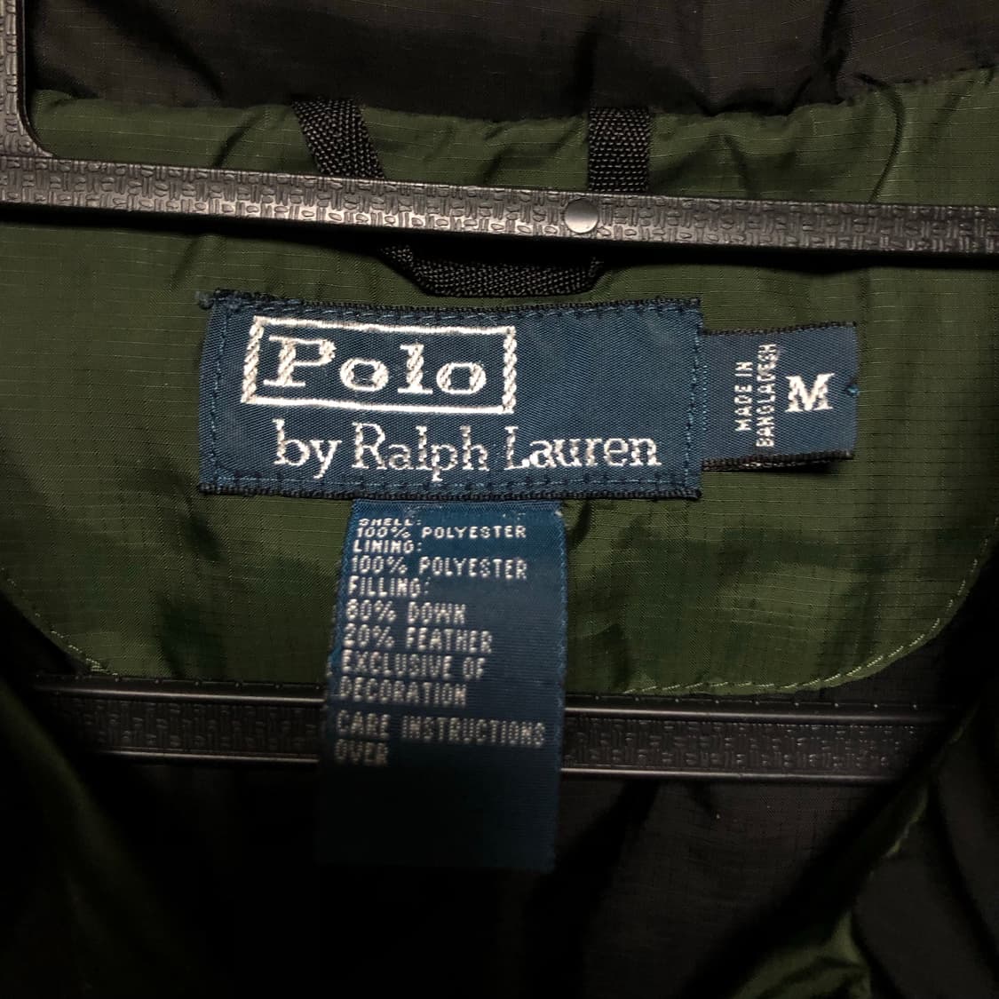 폴로 랄프로렌 패딩 딥카키 깔끔 자켓 남성용 상품이미지4