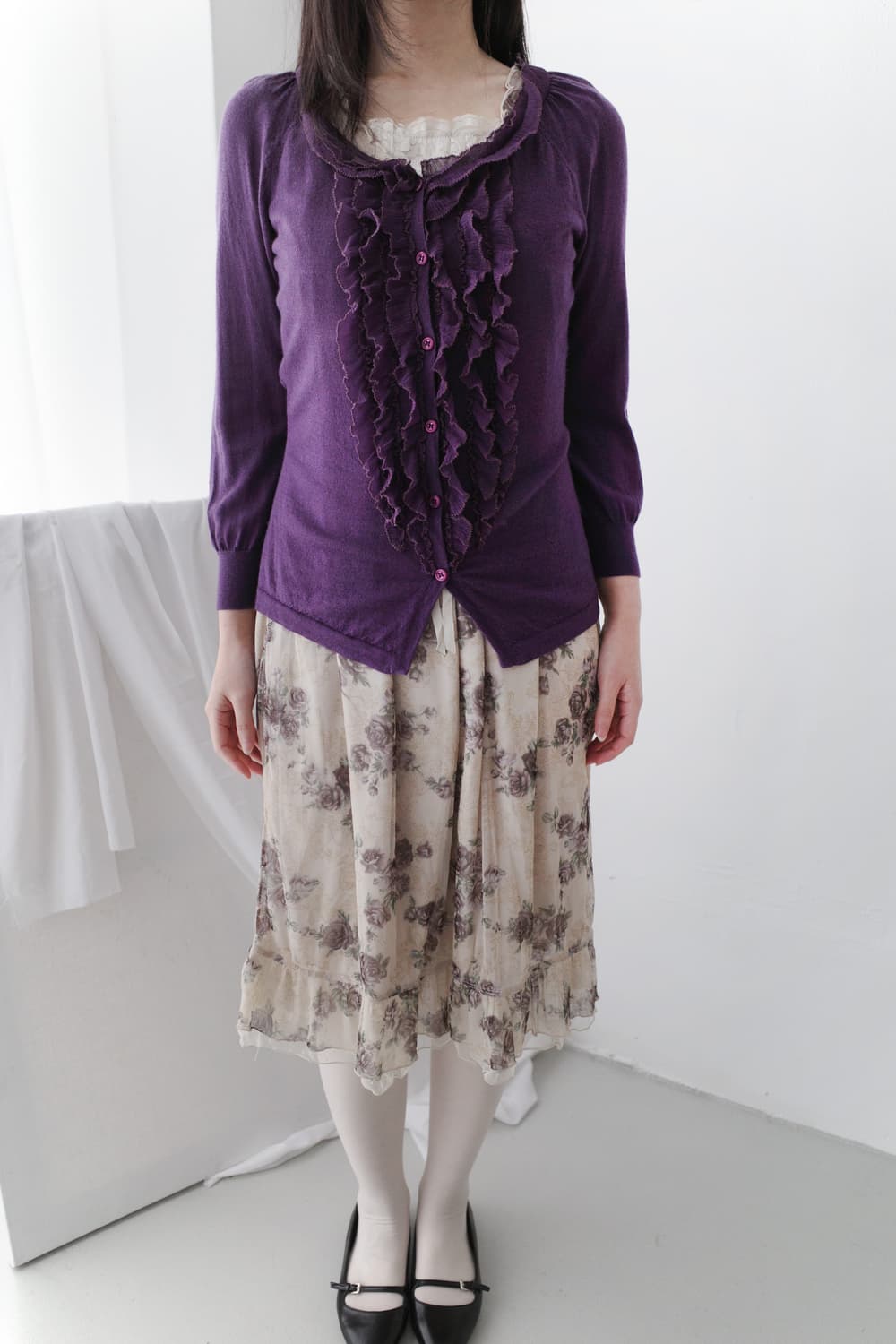 hiroko koshino) frill cardigun 상품이미지8