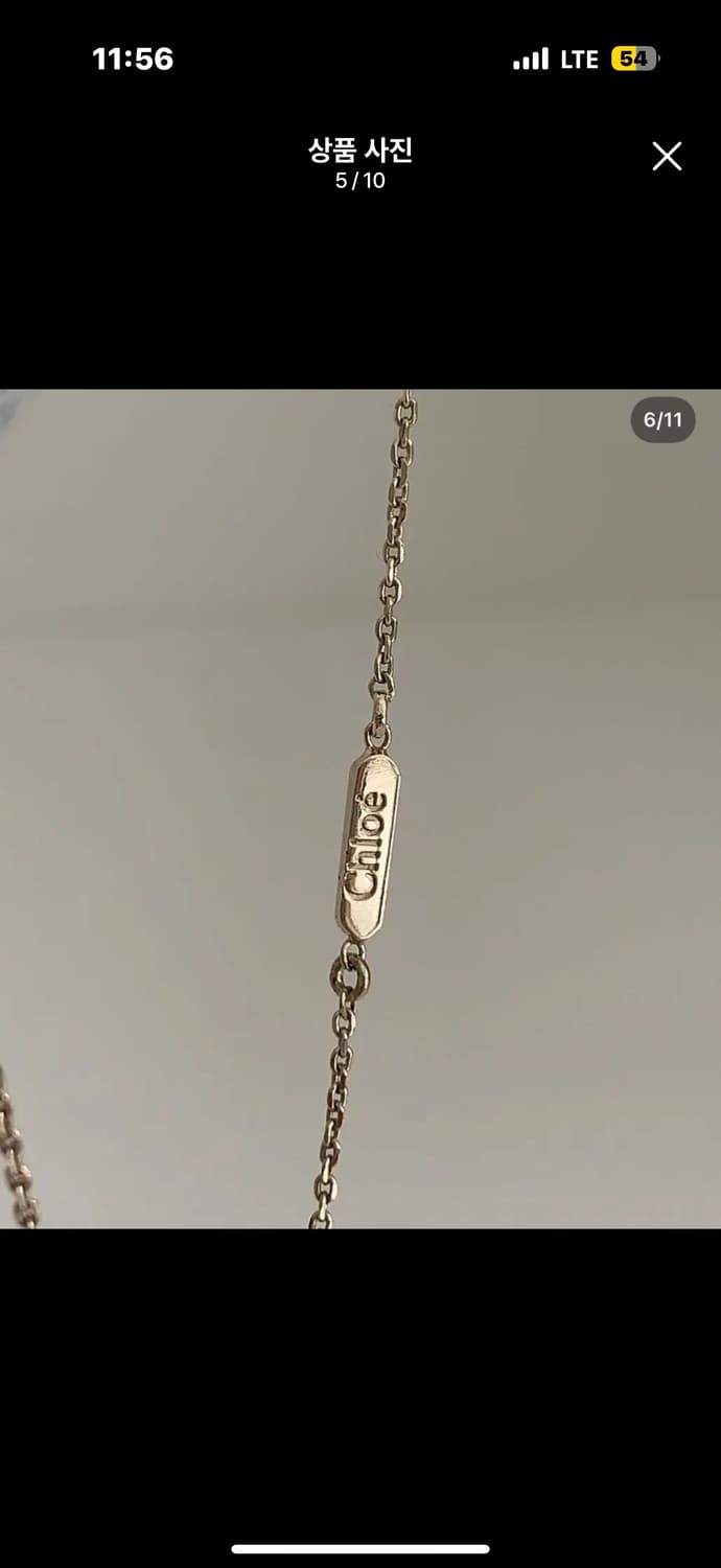 끌로에 빈티지 하트 목걸이 상품이미지5