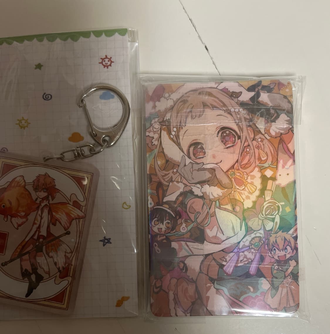 마지막 내림|지박소년하나코군 코우 키링+포카 세트 상품이미지2