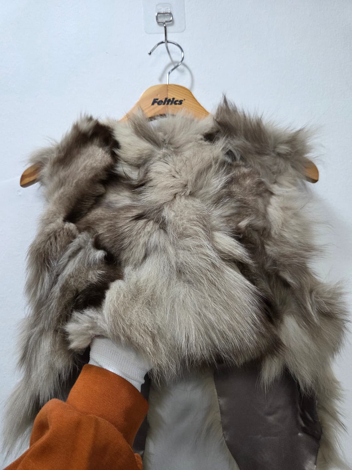 탑걸 폭스퍼 베스트 크롭 숏  S 사이즈 Y2K 올드스쿨 상품이미지5