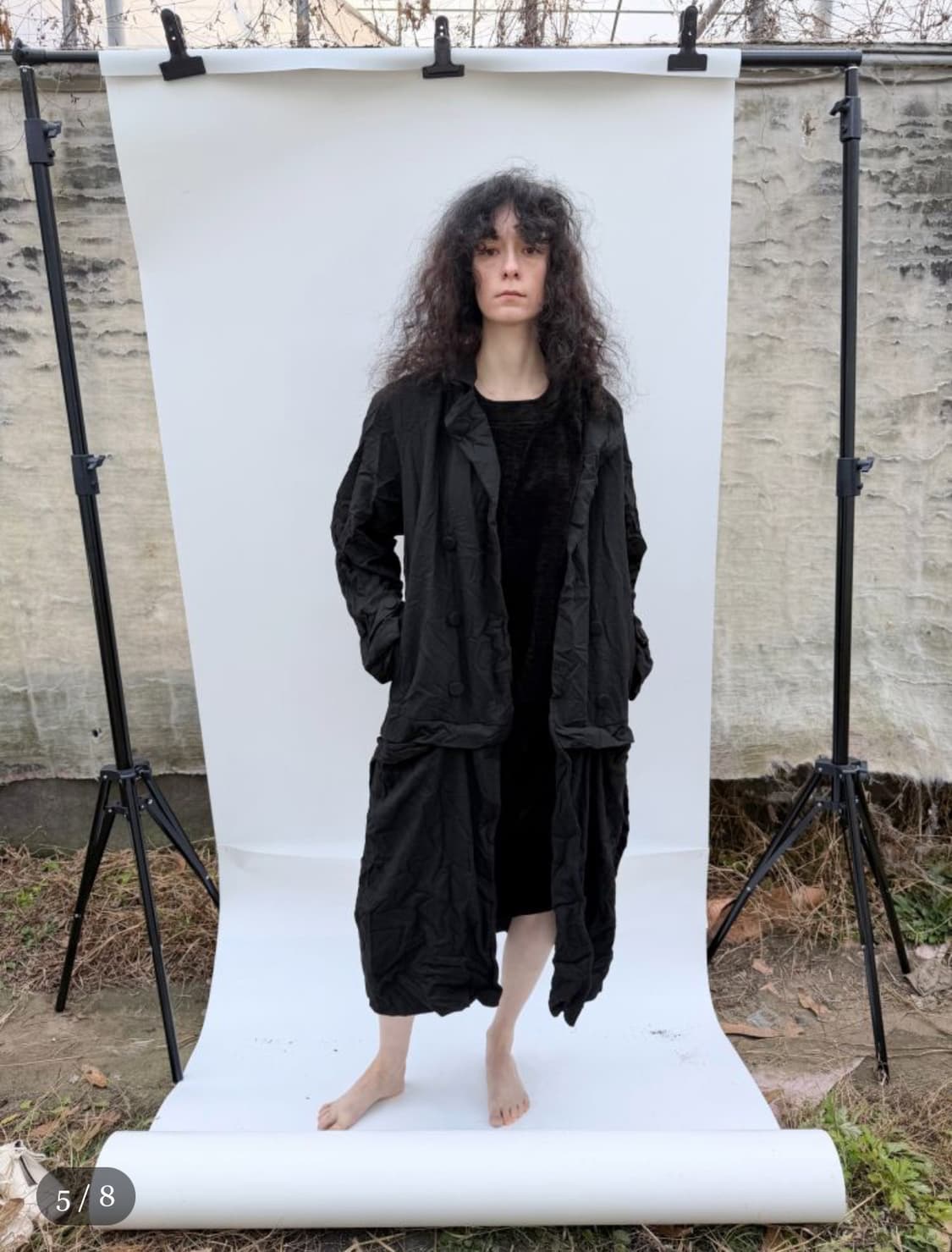 새상품) Paper wool mid layer coat (eont’s) 상품이미지3