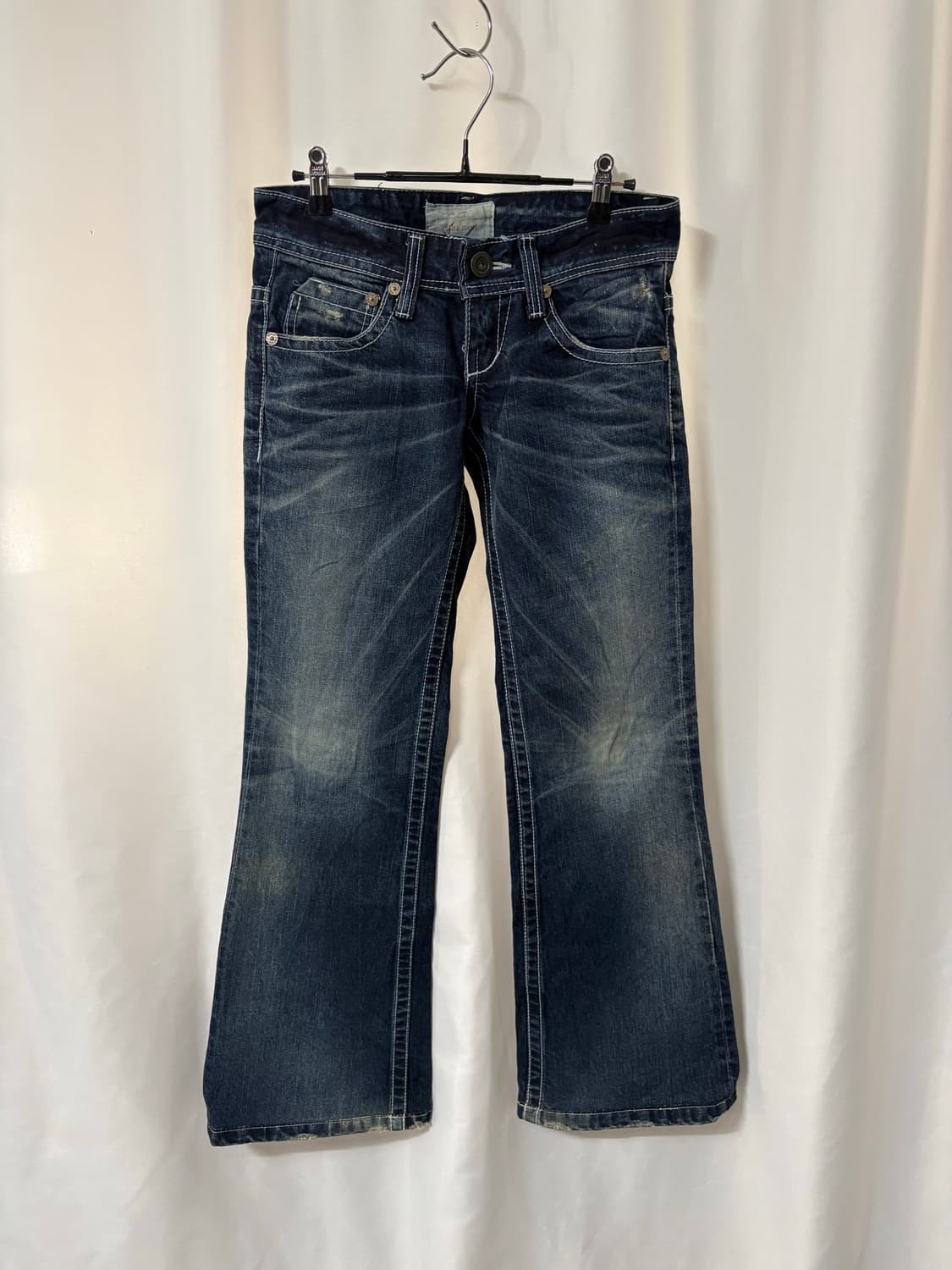 y2k 로리타진스(Lolita Jeans) 스터드 지퍼 부츠컷 (25) 상품이미지2