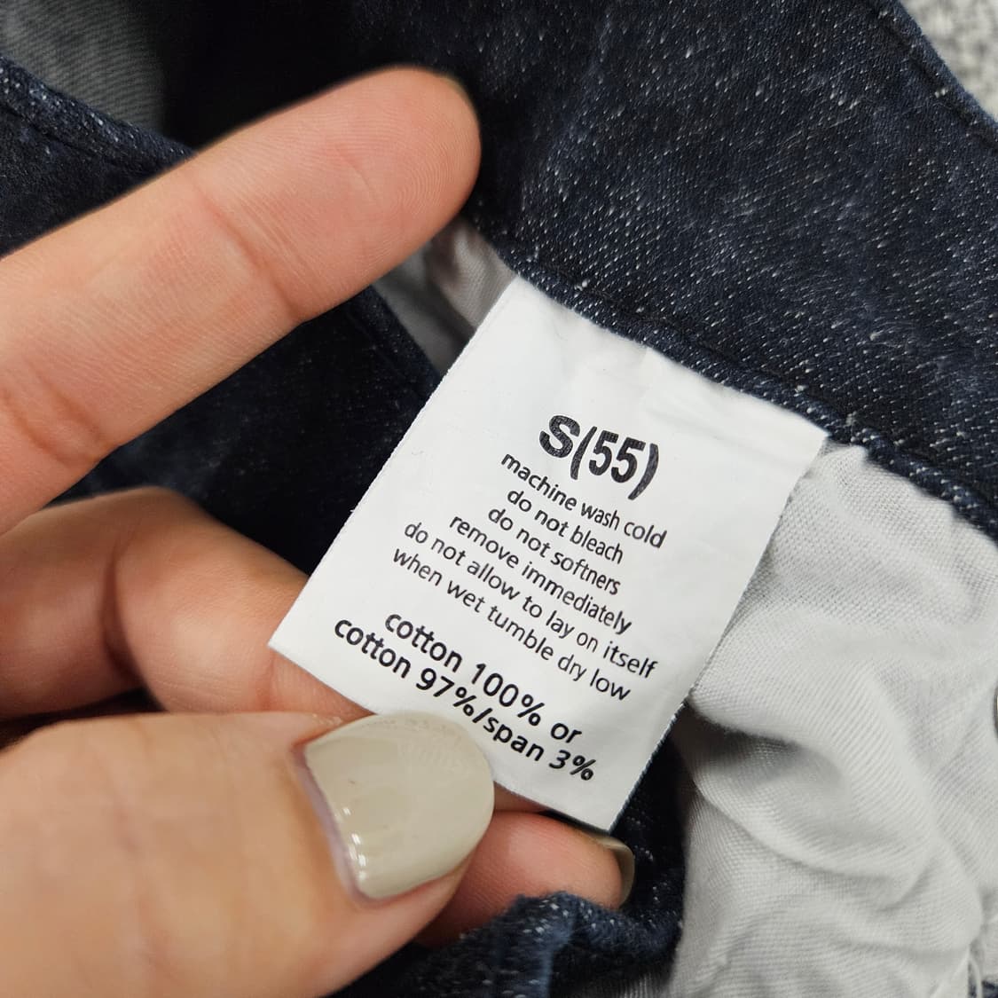 [S] 여성 데님 진 청 팬츠 바지 1104JM3 상품이미지3