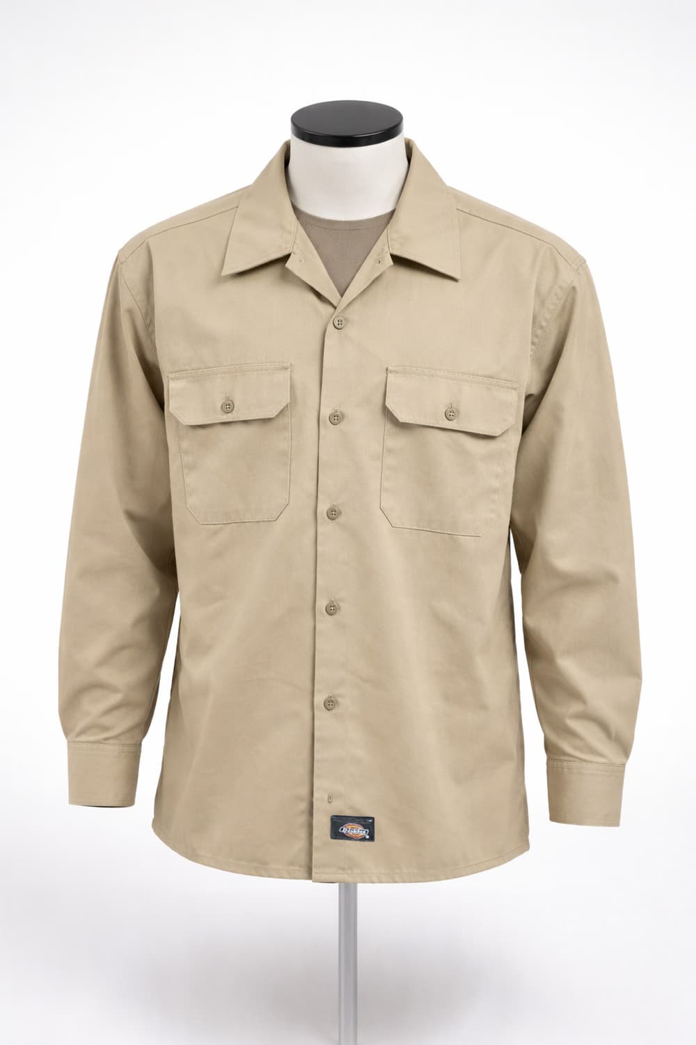 디키즈 워크셔츠 574 베이지(카키) M사이즈 (~103) 상품이미지1