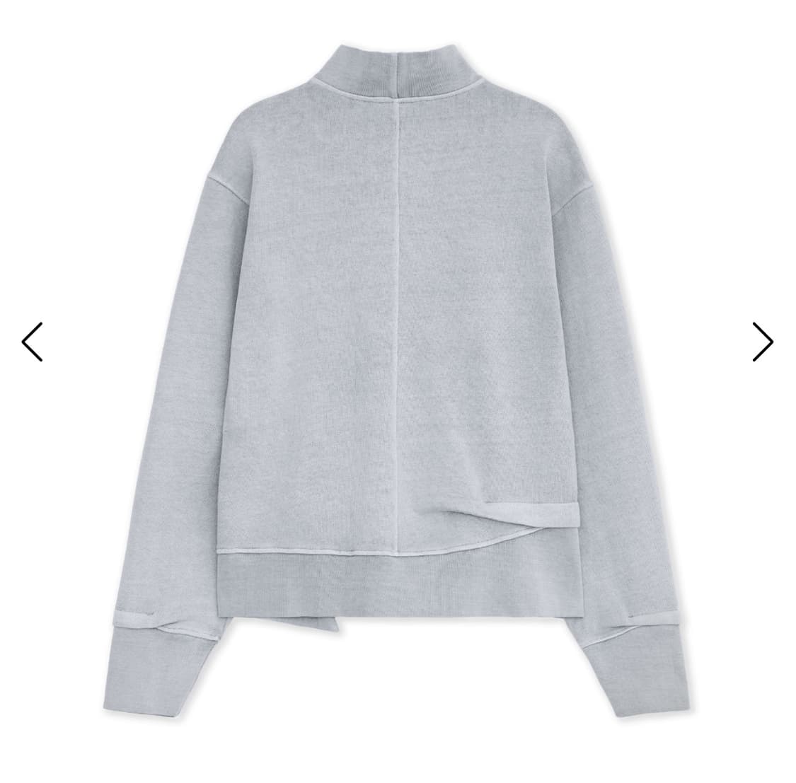 SYMM Slit Buttoned Pullover (Light Grey) 상품이미지2