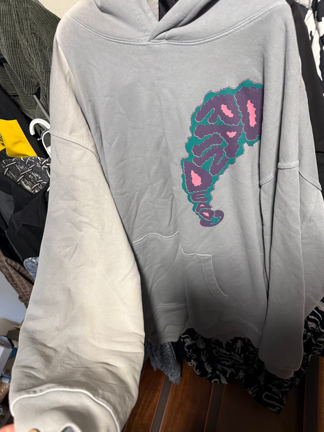 브레인데드 후드 그레이 xl 상품이미지4