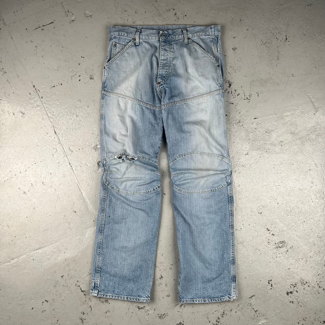 지스타 로우 엘우드 라이트 워시 데님 상품이미지3