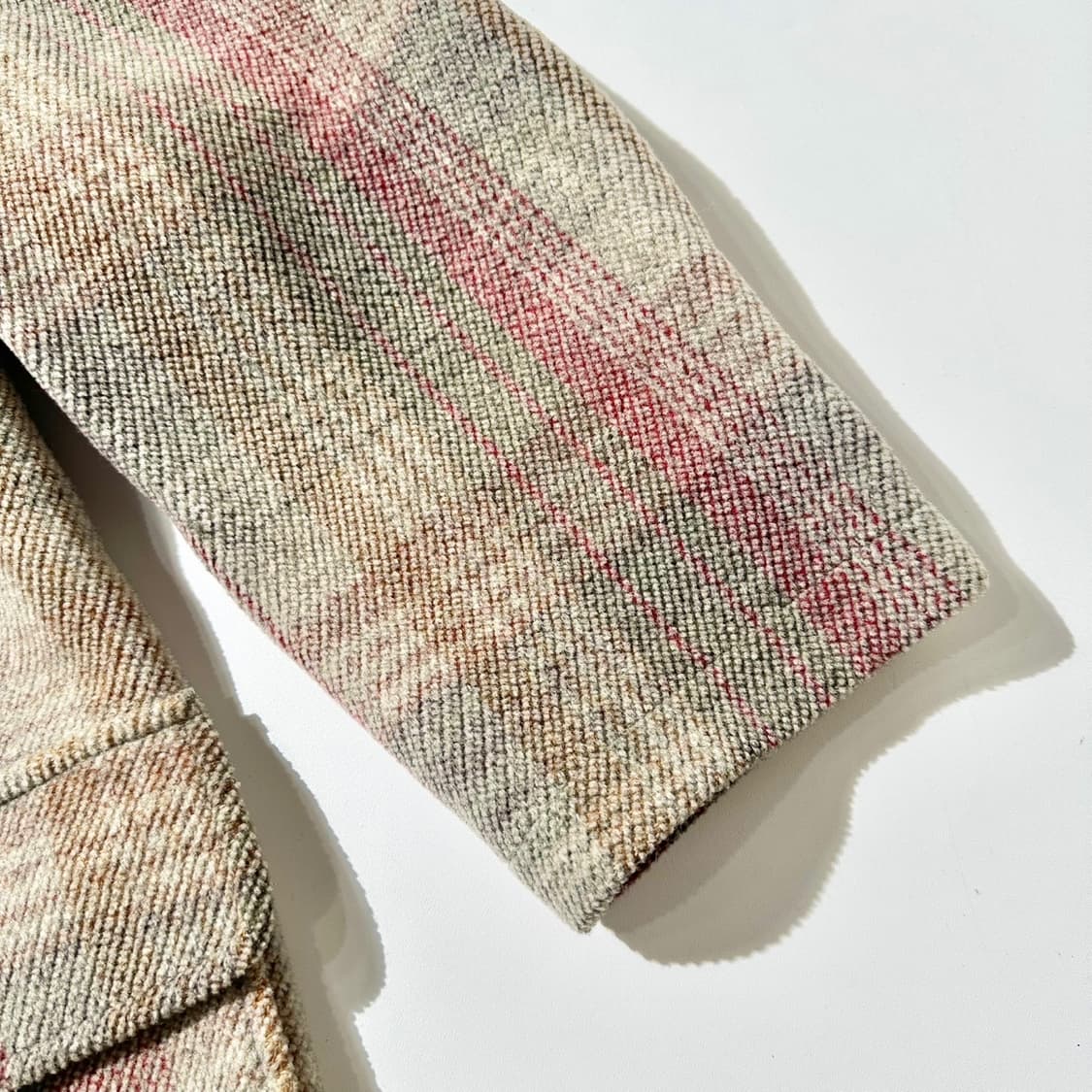 글로버올 울 체크 더플 코트 상품이미지8