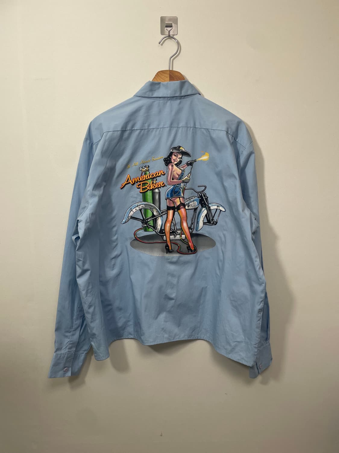 아메리칸바이커 바이커 프린팅 셔츠 2XL - S47 상품이미지2