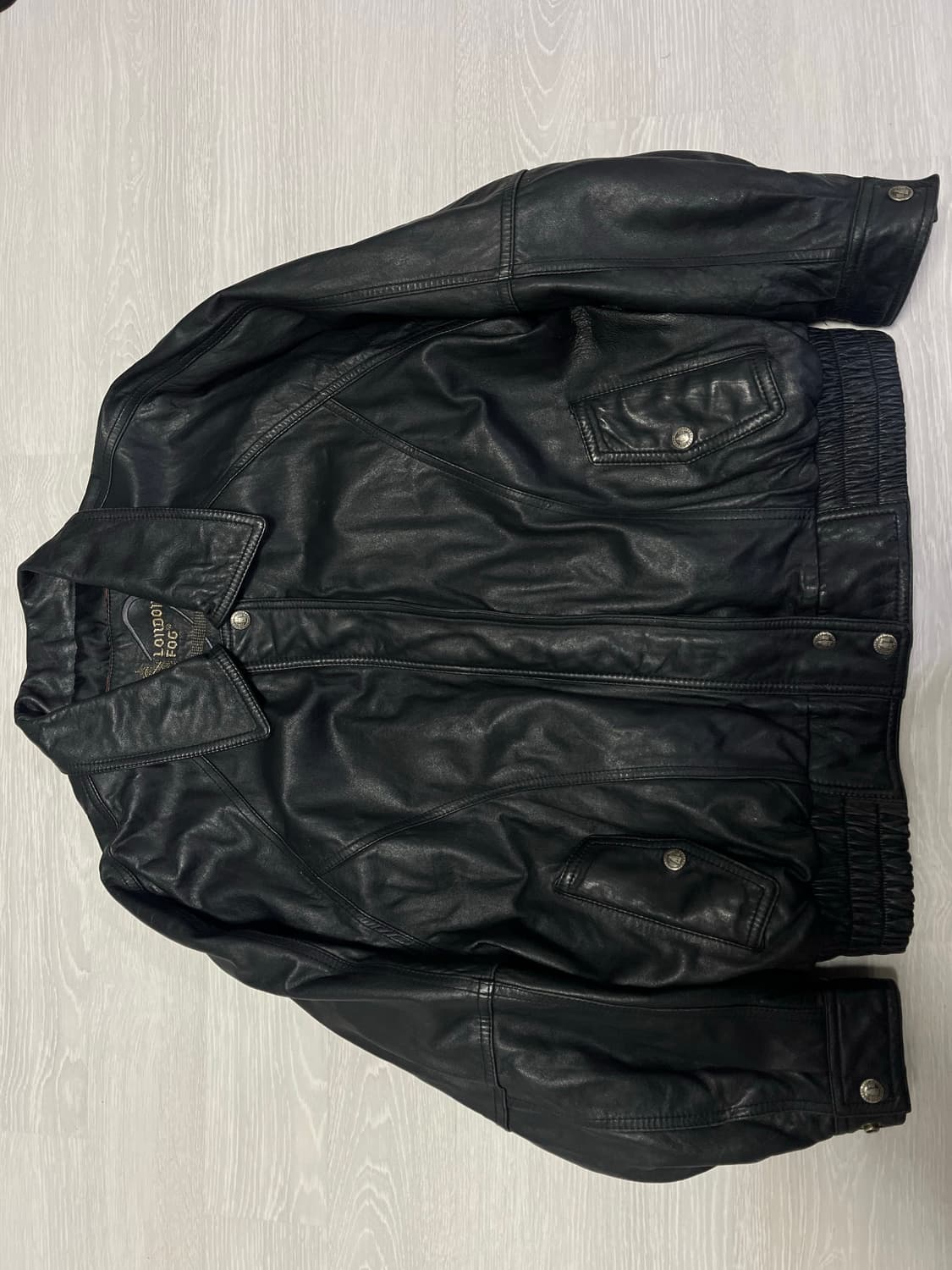 런던포그 빈티지 양가죽 봄버자켓 여성88 상품이미지1