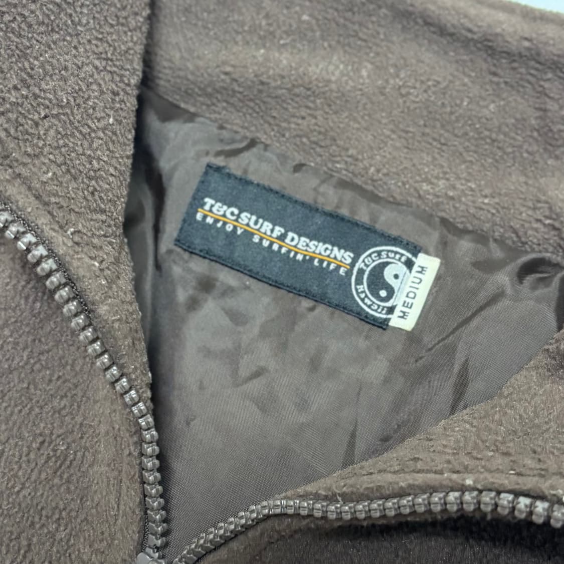 T&C 서프 디자인 사이드 테이프 플리스 자켓 상품이미지5