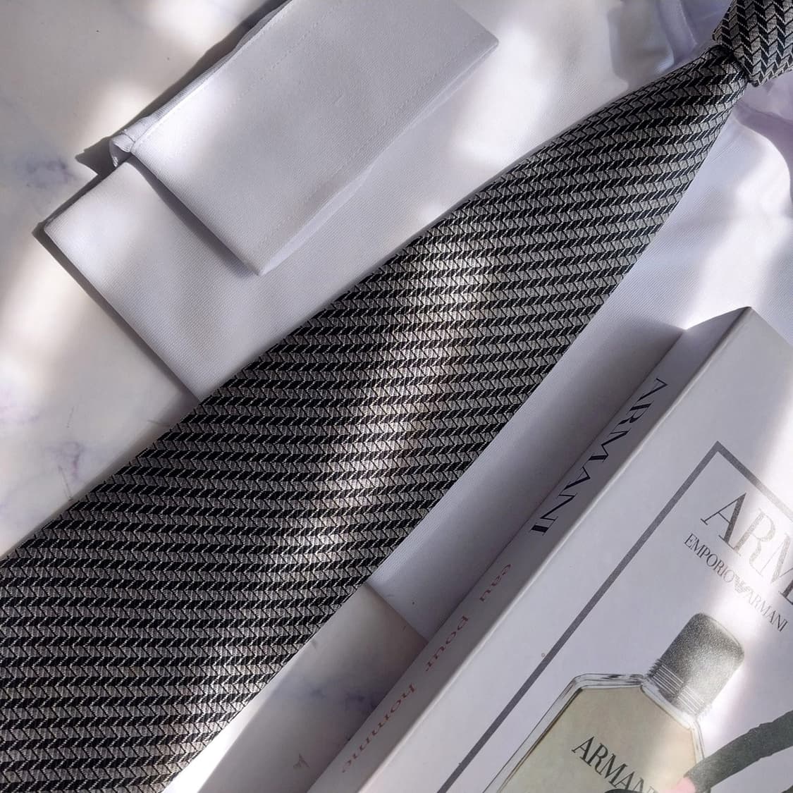 아르마니 꼴레지오니 블랙 패턴 넥타이 9.9cm A+등급 K2599
 상품이미지6