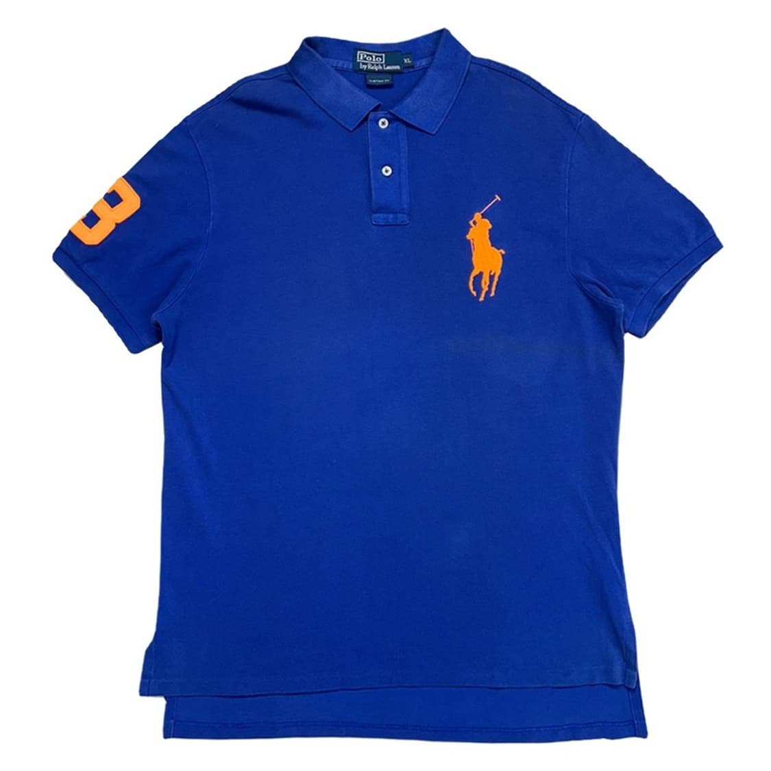 POLO RALPH LAUREN 빅포니 반팔 카라티 블루  XL 상품이미지1