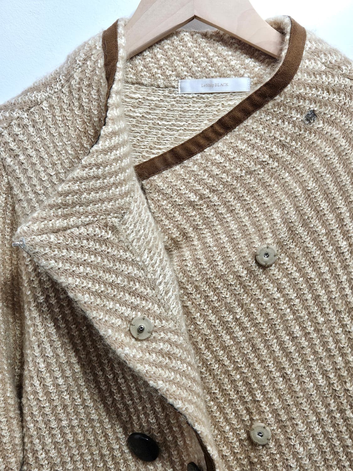 르샵블랙(LeShop Black) 모헤어혼방 코트 66 상품이미지7