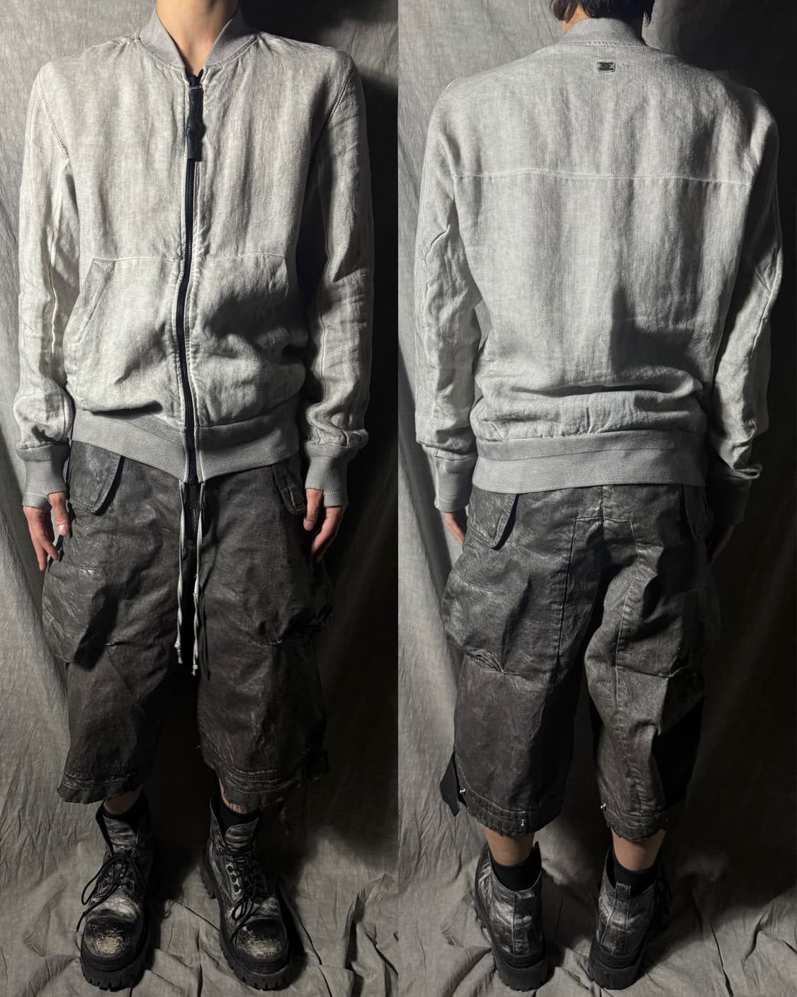 Isaac Sellam 23SS Linen Bomber Jacket    상품이미지1