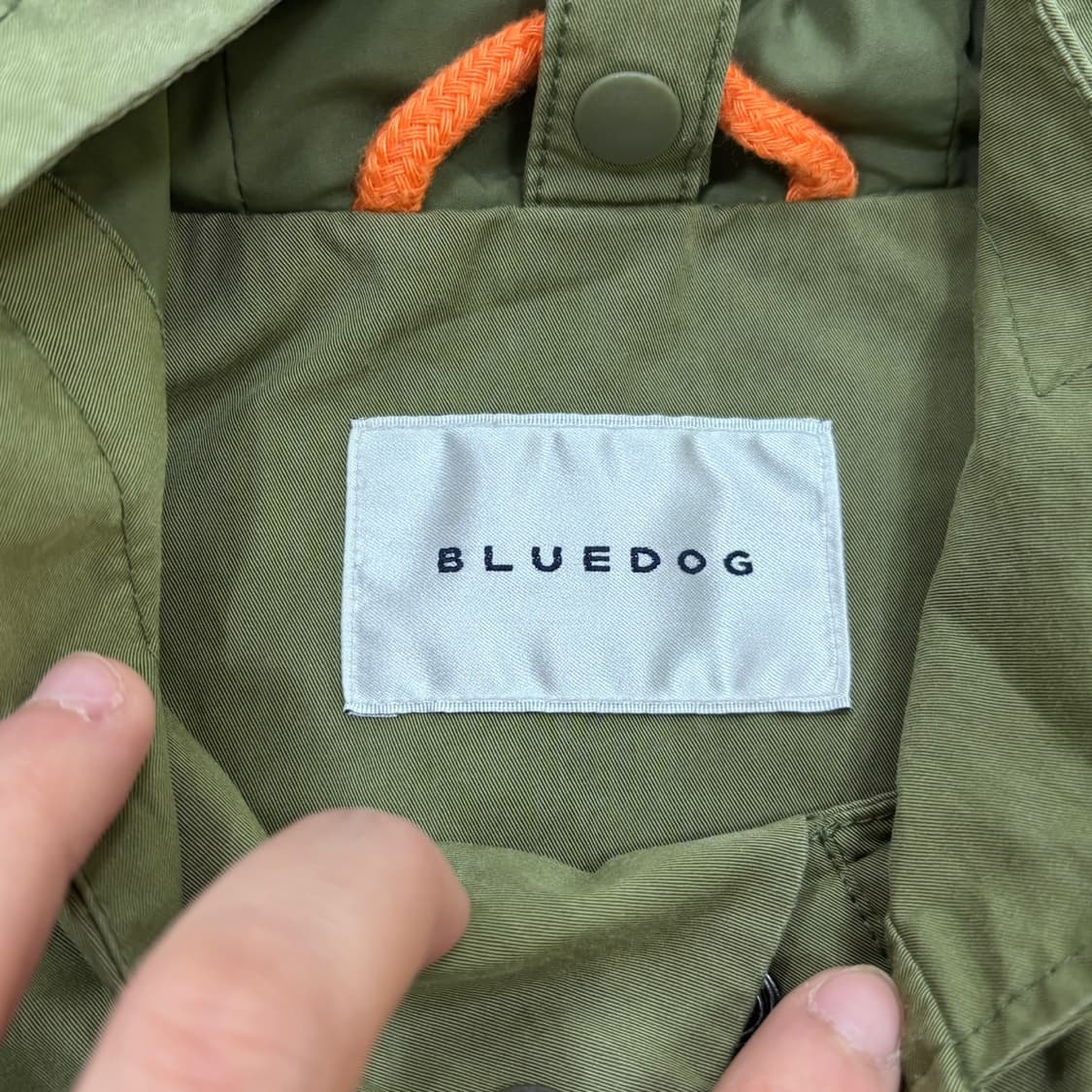 165 블루독 키즈 카키 야상 점퍼 0410E 상품이미지3