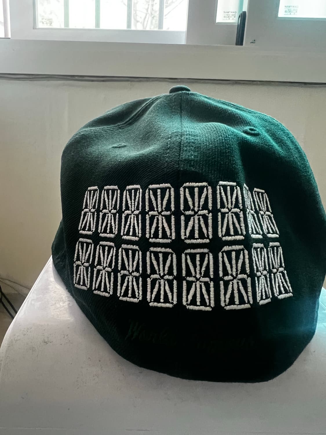 슈프림 24ss 샤피 박스로고 뉴에라 다크 그린 상품이미지4