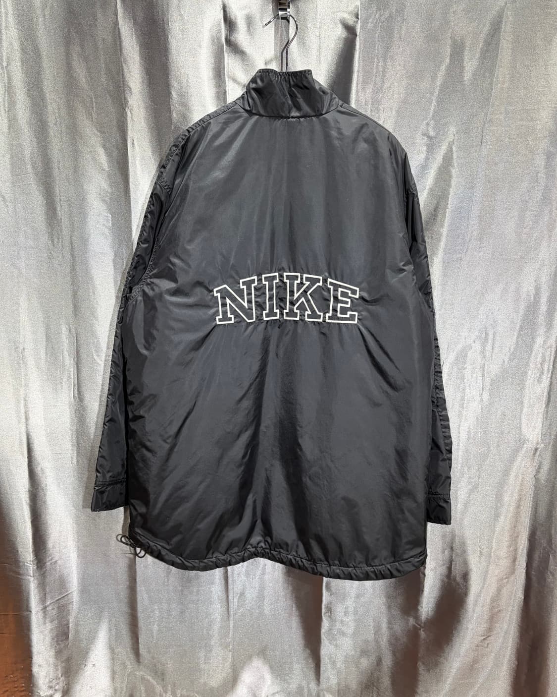 M 나이키 NiKE 빅로고 스우시 패디드 나일론 자켓 상품이미지4