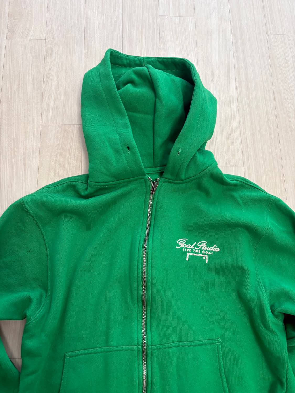 골스튜디오 베이직 후드 집업 상품이미지2