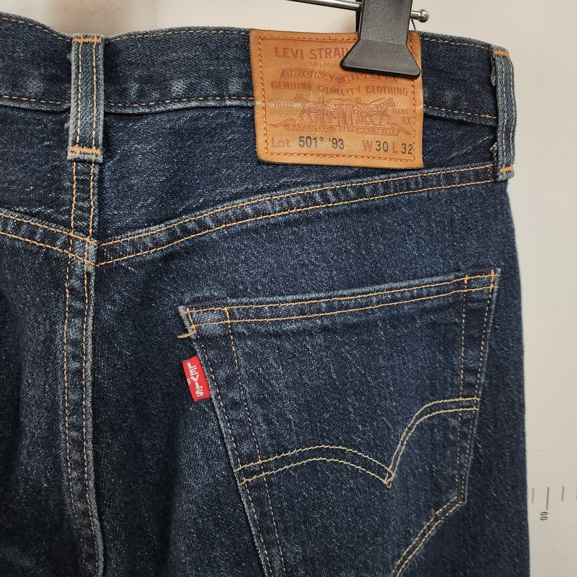 리바이스 데님 청바지 진청 상품이미지4