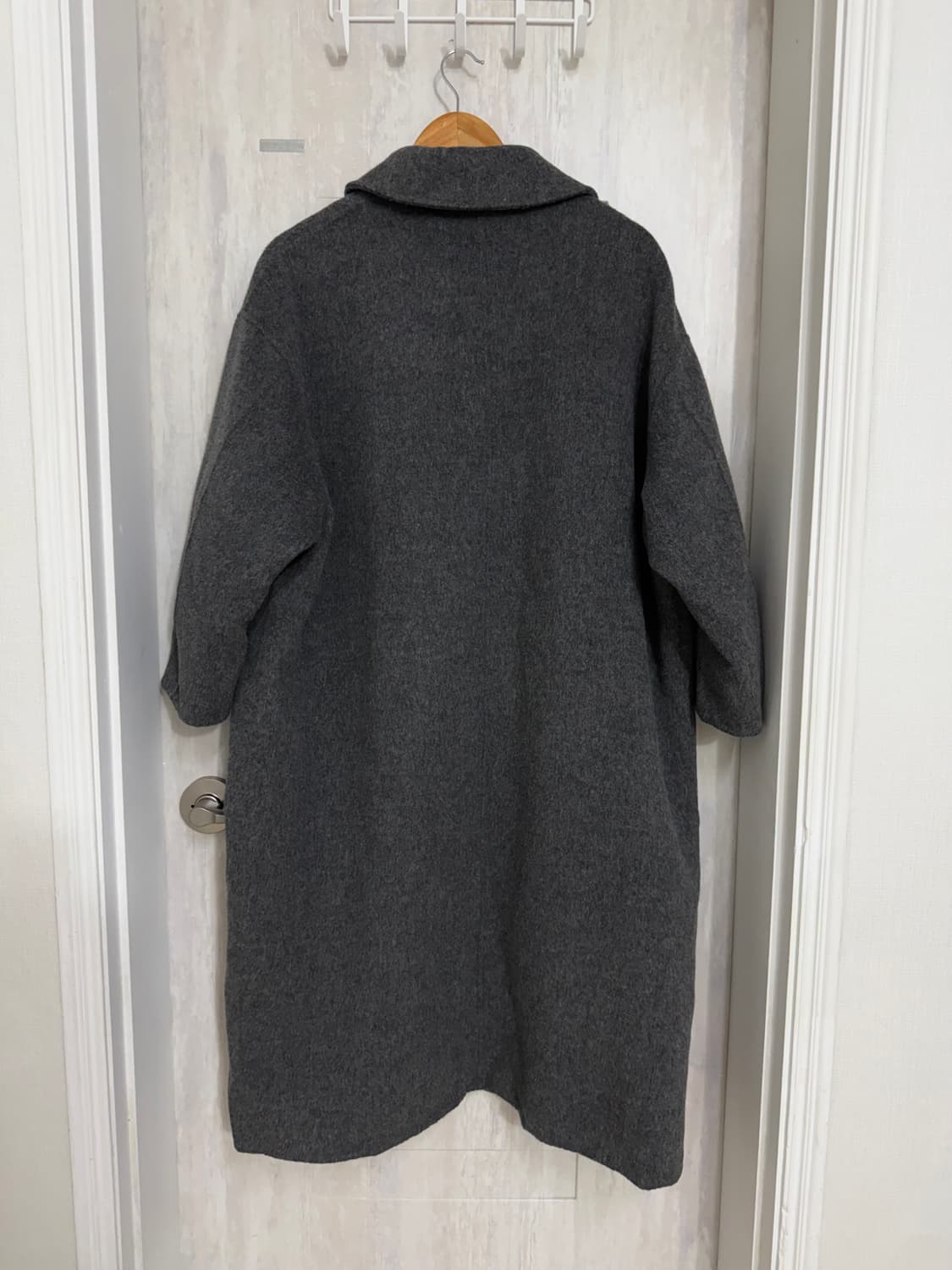 여성 80-160 S / 스튜디오 톰보이 와이드 오버핏 캐시미어  코트 상품이미지6