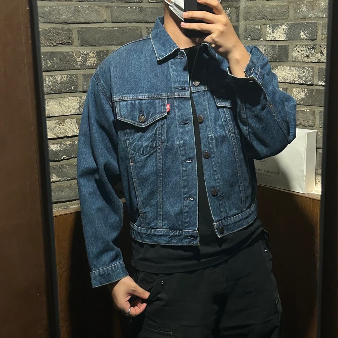 S) 리바이스 JPN 3세대 청 데님 자켓 진청 상품이미지9