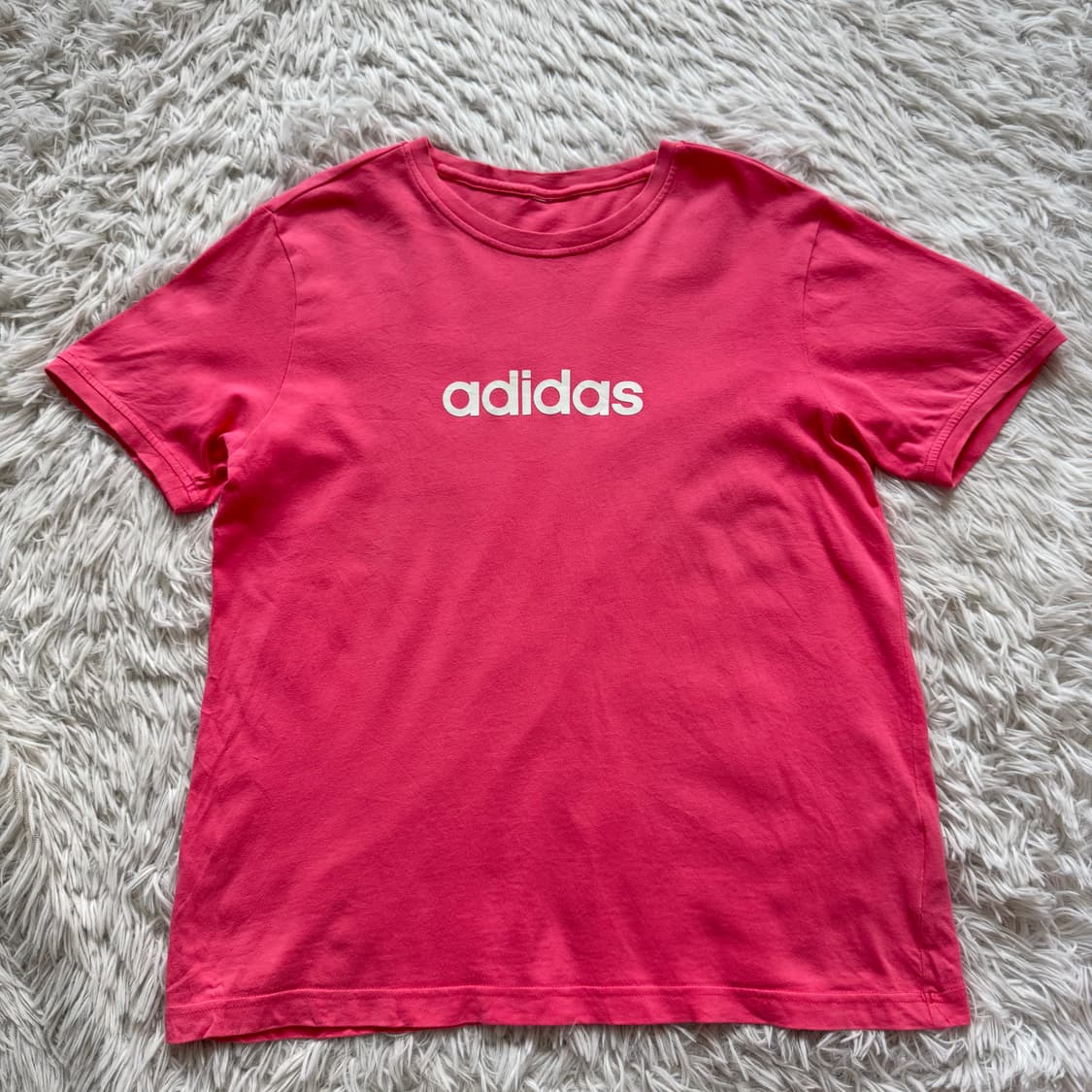 ADIDAS 일본빈티지 크롭 반팔 아디다스 크롭티 아디다스반팔 L 40 상품이미지2