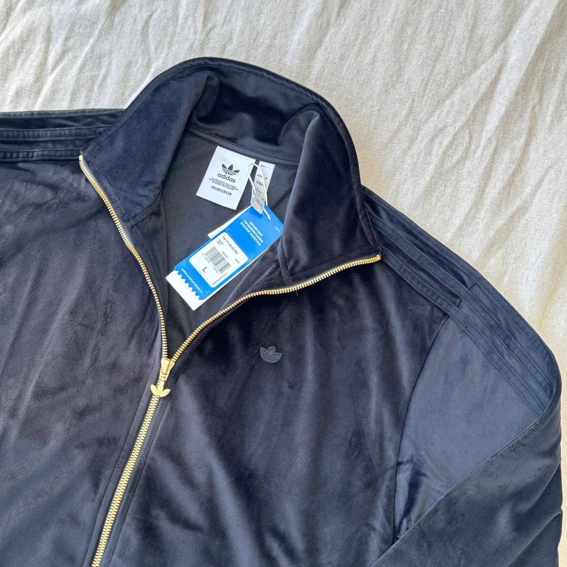 아디다스 벨루어 벨벳 트랙탑 져지 L 상품이미지2