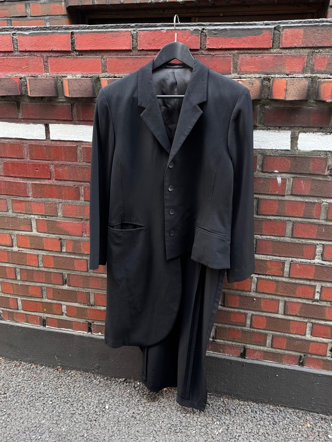 요지 야마모토 아방가르드 언발란스 자켓 상품이미지1