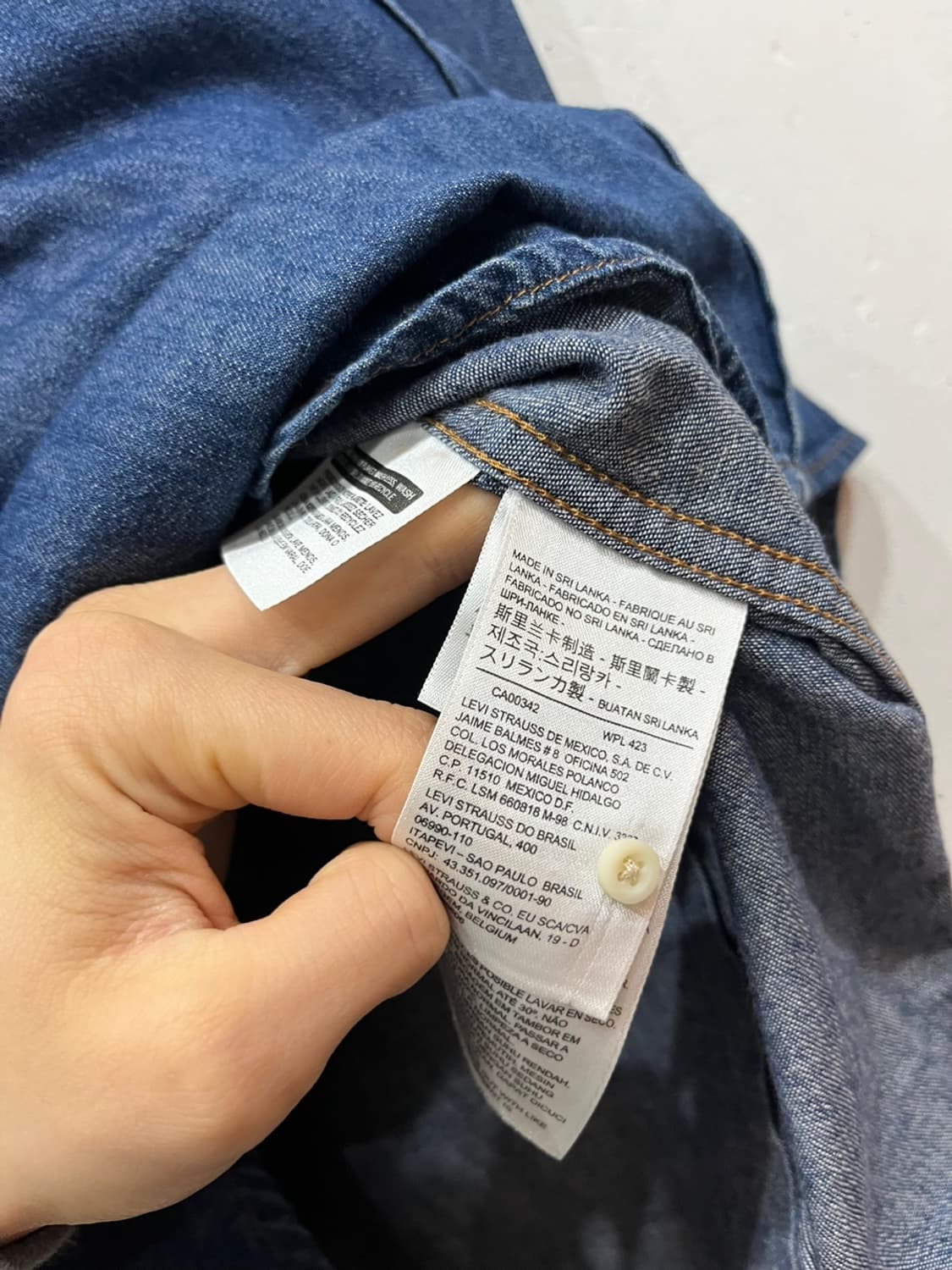 리바이스 웨스턴 데님셔츠 우먼즈 상품이미지5