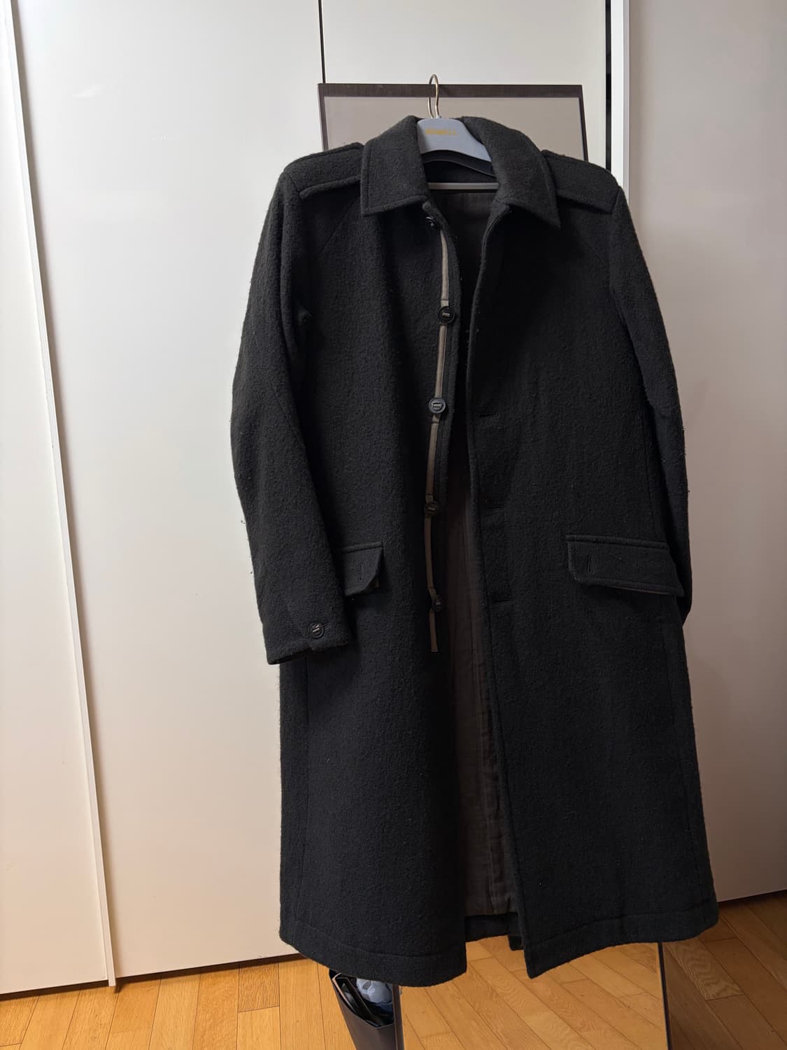 Devoa AW21 wool herringbone coat 상품이미지9