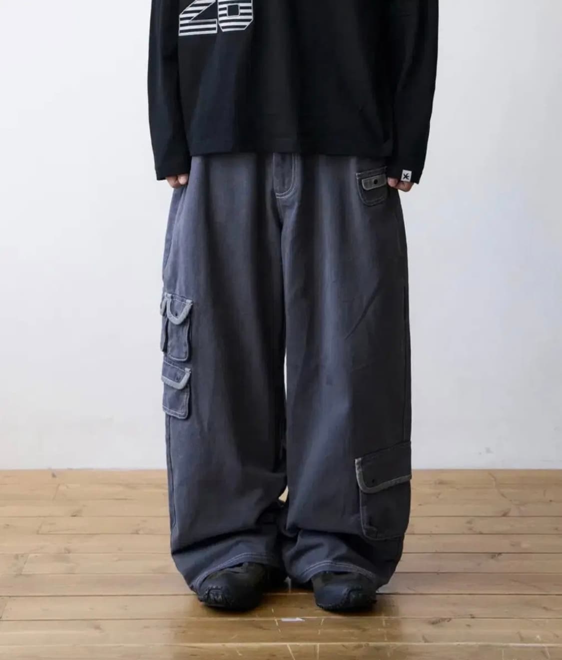 더콜디스트모먼트 TCM multi cargo pants (navy) S 상품이미지1