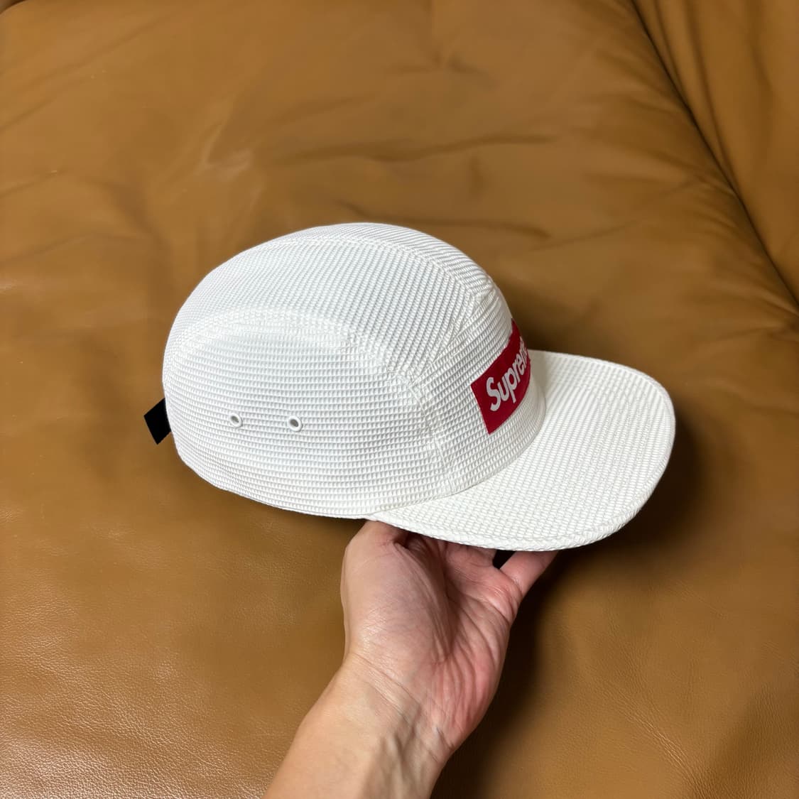Supreme 슈프림 화이트 캠프캡 모자 (White) 상품이미지3