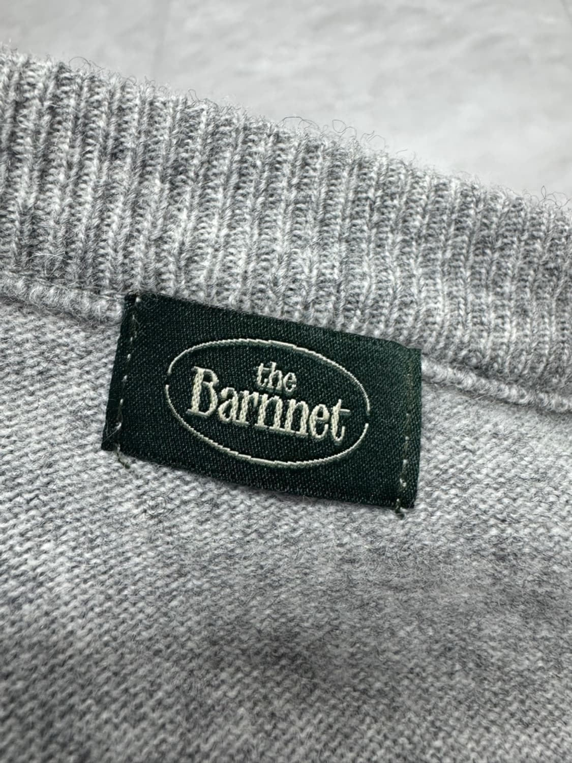 더바넷 캐시미어 아가일 상품이미지3