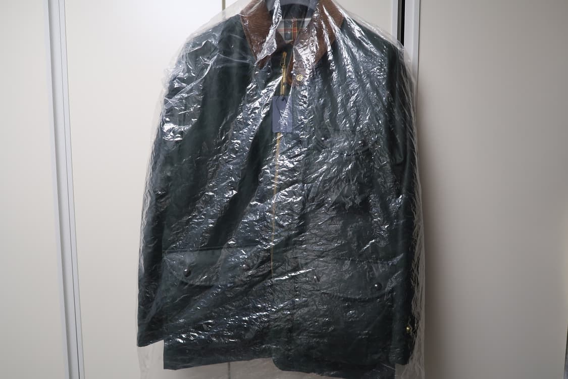 (38/새제품)드레익스 커버올 왁스 자켓 그린 상품이미지6