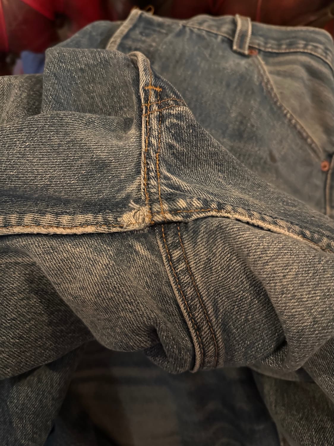 90s USA 빈티지 리바이스 501 데님 팬츠 상품이미지10