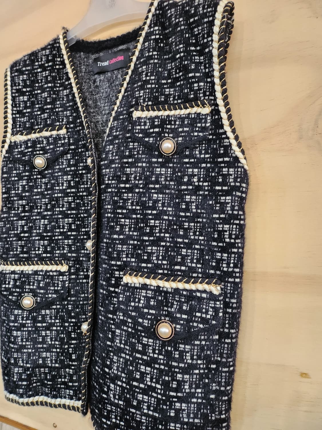 98) 트랜드컬렉션 트위드 조끼 상품이미지3