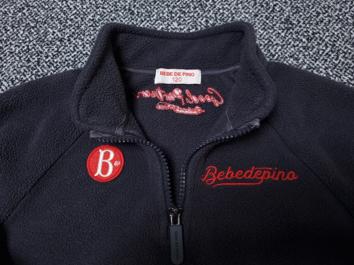 [무료배송][120]베베드피노 티그레플리스 후리스 반집업 맨투맨 상품이미지5