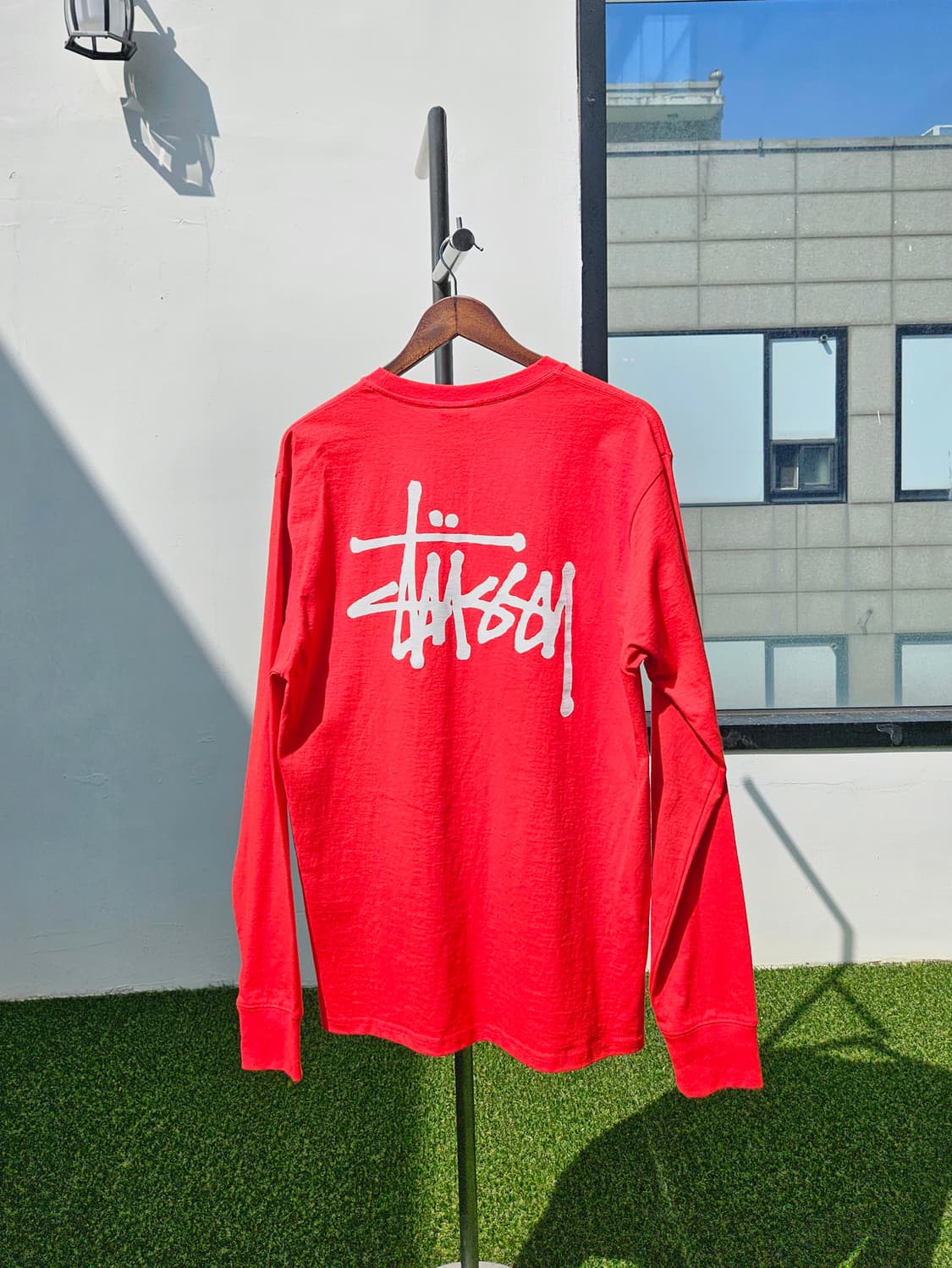 스투시 롱슬리브 레드 상품이미지2